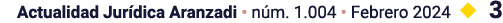 Actualidad Jurídica Aranzadi   núm  1 004   Febrero 2024   3
