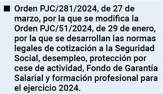   Orden PJC 281 2024, de 27 de marzo, por la que se modifica la Orden PJC 51 2024, de 29 de enero, por la que se desa   