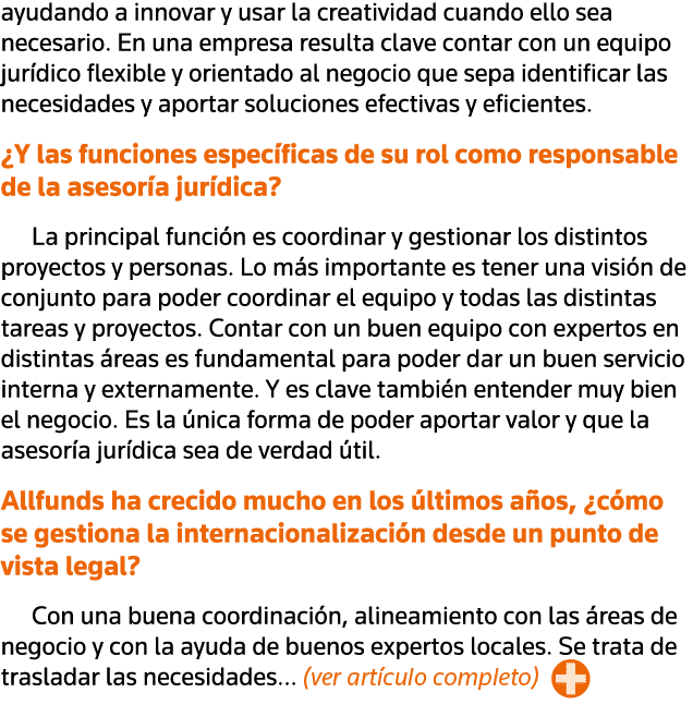 ayudando a innovar y usar la creatividad cuando ello sea necesario  En una empresa resulta clave contar con un equipo   