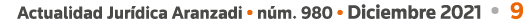 Actualidad Jurídica Aranzadi   núm  980   Diciembre 2021   9
