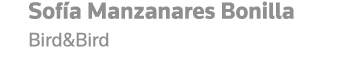 Sofía Manzanares Bonilla Bird&Bird