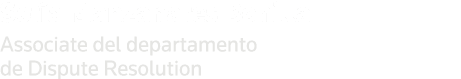 Sofía Manzanares Bonilla Associate del departamento de Dispute Resolution