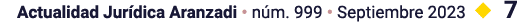 Actualidad Jurídica Aranzadi   núm  999   Septiembre 2023   7
