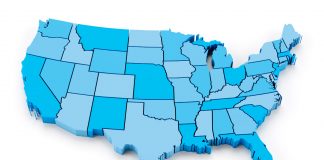 Consumidores a crédito de los Estados Unidos celebran no ser reportados como potenciales terroristas Mapa EEUU