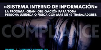 El «sistema interno de información»: la próxima gran obligación para toda persona jurídica o física con más de 49 trabajadores