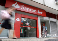 Una oficina del Banco Santander