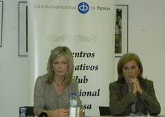 portavoz del Consejo General del Poder Judicial, en un desayuno organizado por el Club Internacional de Prensa.