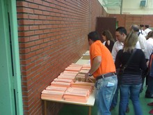 Papeletas preparadas para votar