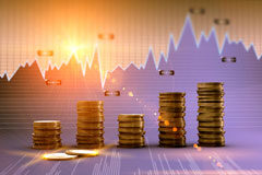 Criterios de solvencia y de adjudicación en la contratación pública: un reto aún por superar Un gráfico y varios montones de monedas