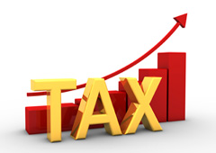 Palabra Tax y gráfico