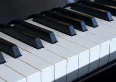 Teclas de un piano