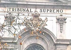 Fachada del edificio del Tribunal Supremo