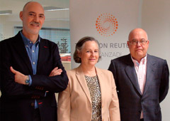 De izquierda a derecha: José Mario Barabino, Charo García y José Manuel Pradas