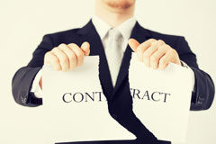 ¿Se paga IVA si se cancela un contrato de forma anticipada? Contrato roto