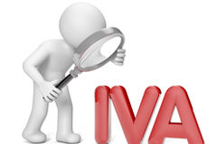 Las soluciones rápidas en el IVA: las existencias de reserva o “Call-off stock” Muñeco mirando con una lupa la palabra IVA