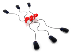 Ratones y letras de P2P