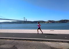 Una persona haciendo running