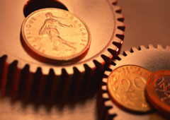 Engranaje con euros
