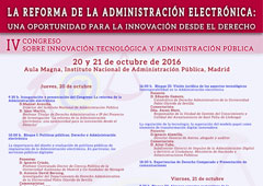 IV Congreso sobre innovación tecnológica y administración pública