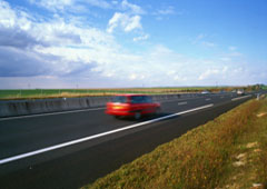 Coche en circulación