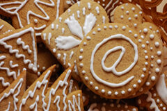 Cookies, alea jacta est! Galletas con dibujo de @