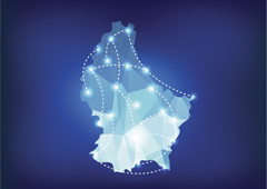Imagen del mapa de Luxemburgo