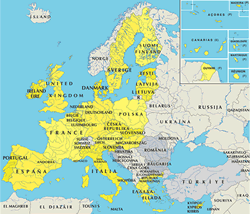 Mapa de Europa