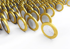 Varias monedas de euro