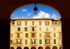 Plaza Mayor en Palma de Mallorca