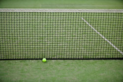 Red de una pista de tenis.